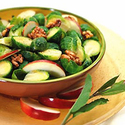 Brussels Sprouts w/ Apples & Toasted Walnuts