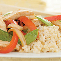 Ginger Chicken and Snow Peas